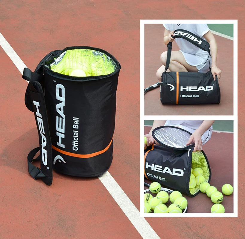 Tennis Bag Large Capacity for 70-100 PCS Balls Bucket Bag with Heat Insulation  Tennis Balls Bag Tennis Padel Ball Pack