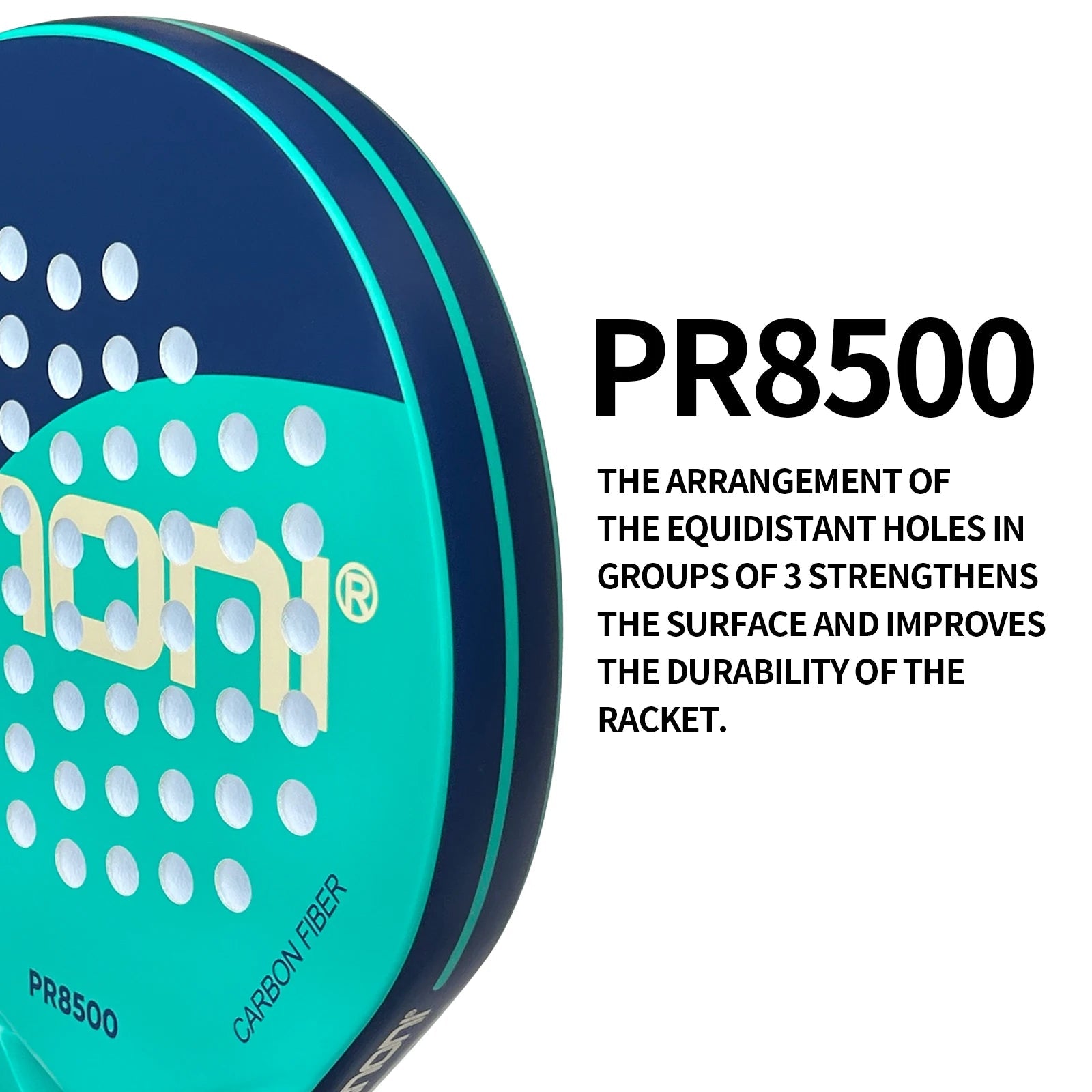Carbon Fibre Padel Racket surface