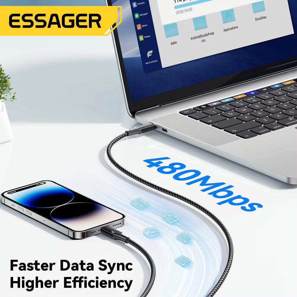 USB C Cable for Iphone 14 13 12 11 Pro Max Xs 8 plus Ipad Macbook Wire 29W PD Fast Charging Type C to Lighting Data Cord