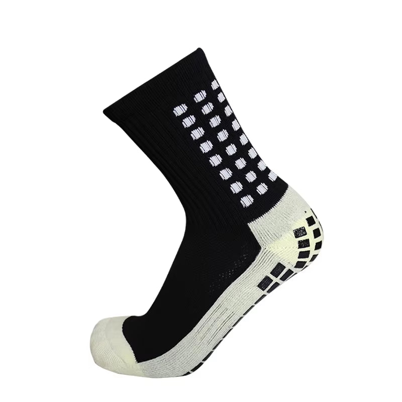 New Sports anti Slip Soccer Socks Cotton Football Men Grip Socks Calcetas Antideslizantes De Futbol