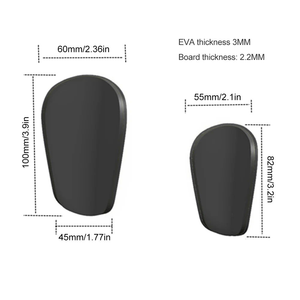 1 Pair Mini Soccer EVA Plastic Shin Guards Pads for Kids Small Football Leg Protector Hot Sale Outdoor Sport Protective Gear