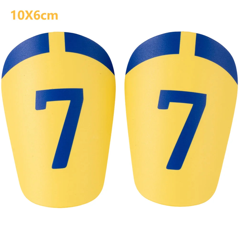 1 Pair Mini Soccer EVA Plastic Shin Guards Pads for Kids Small Football Leg Protector Hot Sale Outdoor Sport Protective Gear