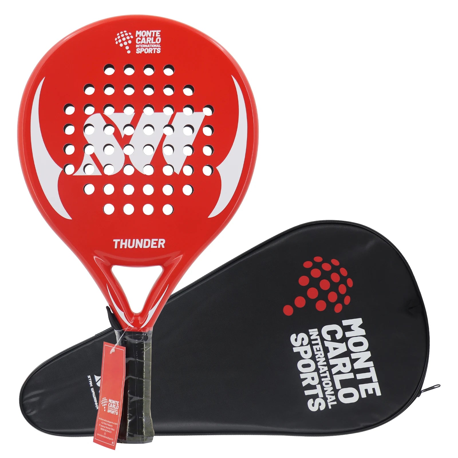 Padel Racket 2022 Carbon Fiber Soft EVA Surface High Balance Diamond Shape Sports Racket for Advanced Players Paddle