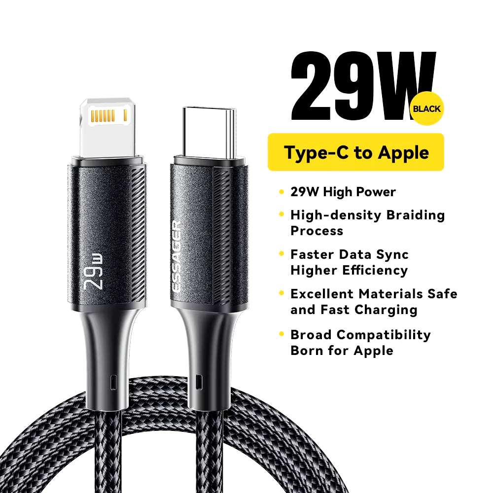 USB C Cable for Iphone 14 13 12 11 Pro Max Xs 8 plus Ipad Macbook Wire 29W PD Fast Charging Type C to Lighting Data Cord