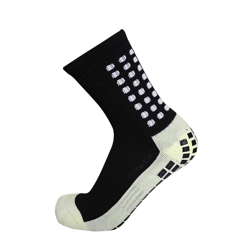 New Sports anti Slip Soccer Socks Cotton Football Men Grip Socks Calcetas Antideslizantes De Futbol
