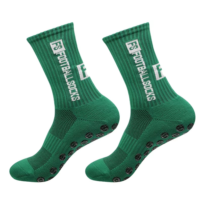 New Sports anti Slip Soccer Socks Cotton Football Men Grip Socks Calcetas Antideslizantes De Futbol