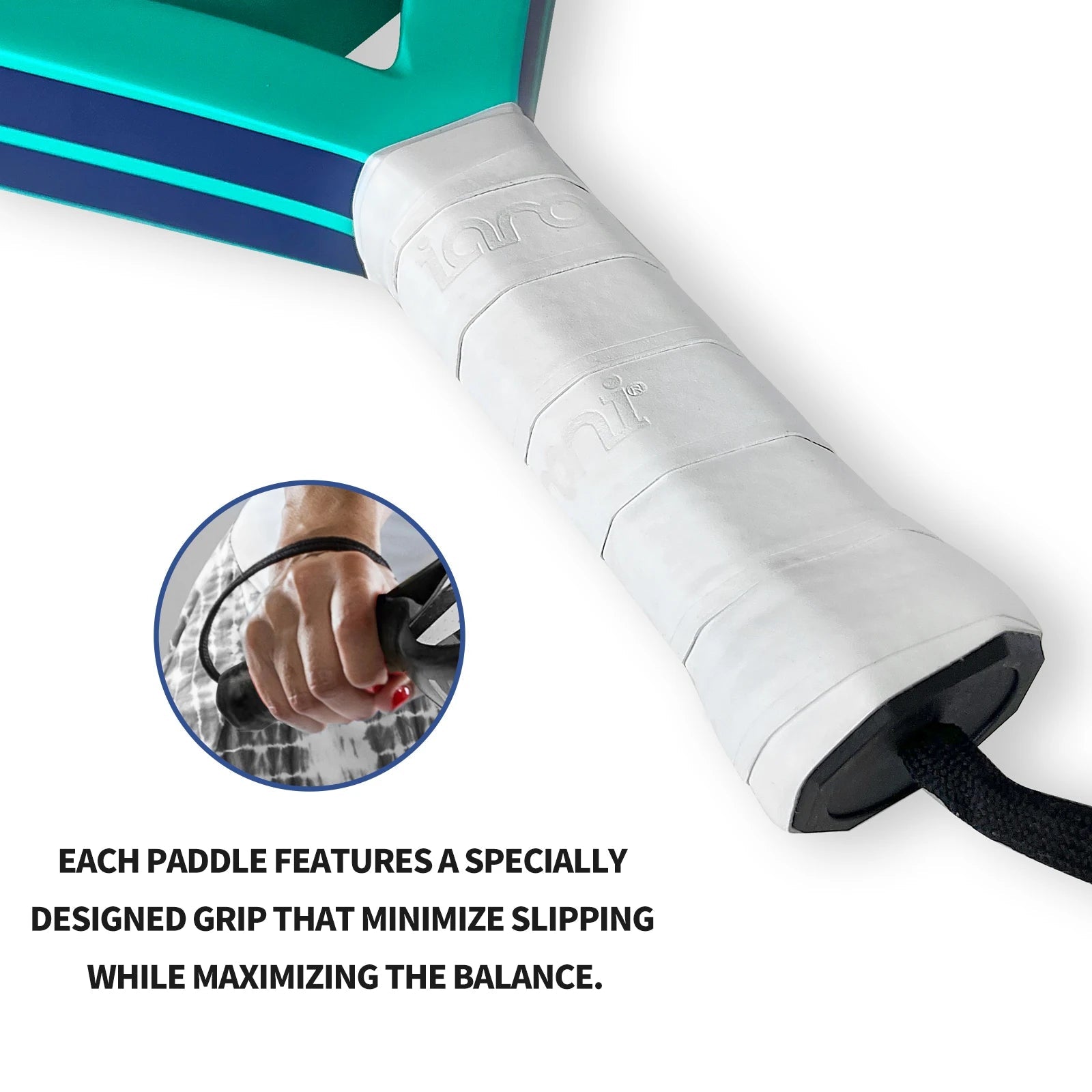 Carbon Fibre Padel Racket handle